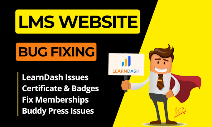 fix wordpress lms issues,learndash lms and tutor lms issues