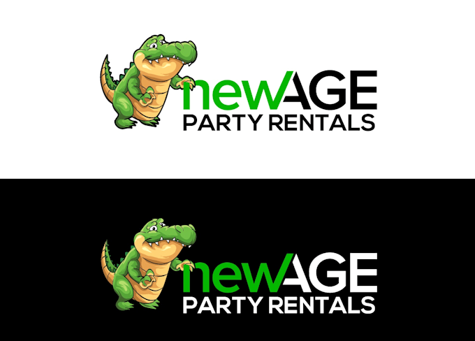 design modern crocodile cartoon character vector with copyrights