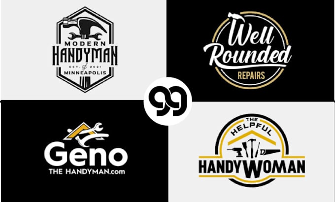 do handyman carpenter electrician plumber logo design