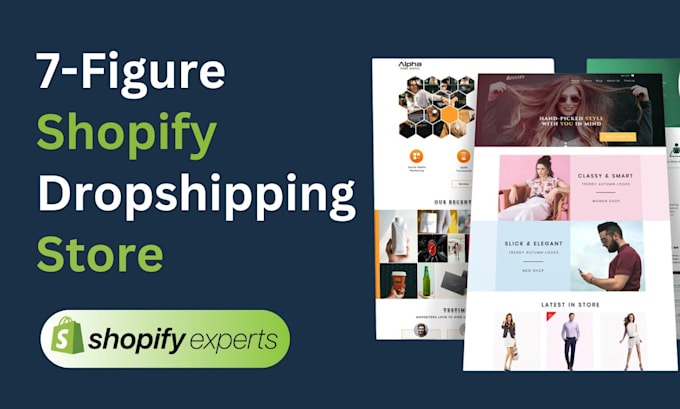 set up and design a branded dropshipping shopify store