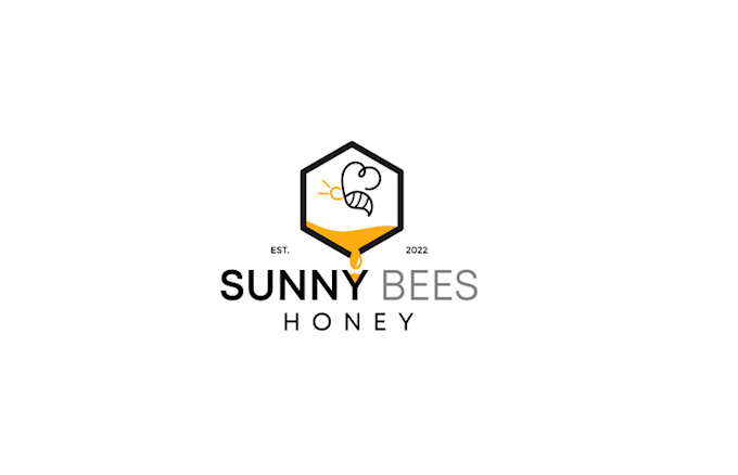 design homegrown honey product logo