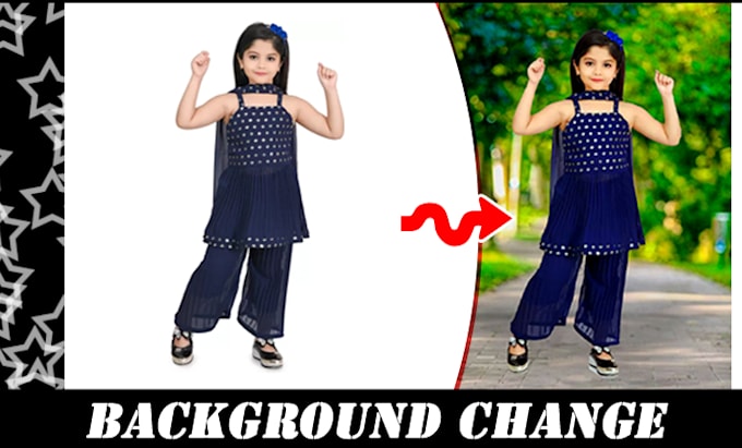 photo clipping path and change background