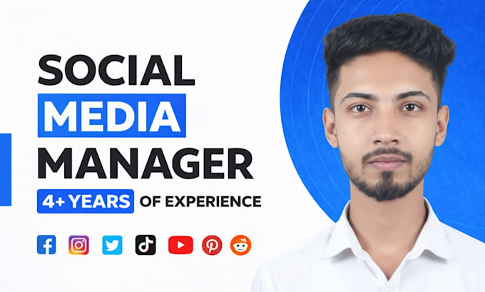 be your professional monthly social media manager and manage your social media