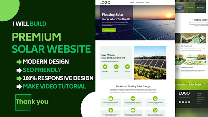 build premium solar, contractor, and renovation website