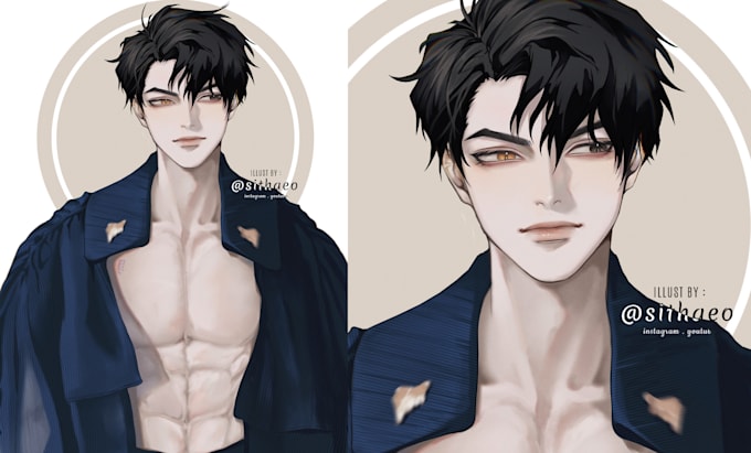 draw custom anime illustration for you