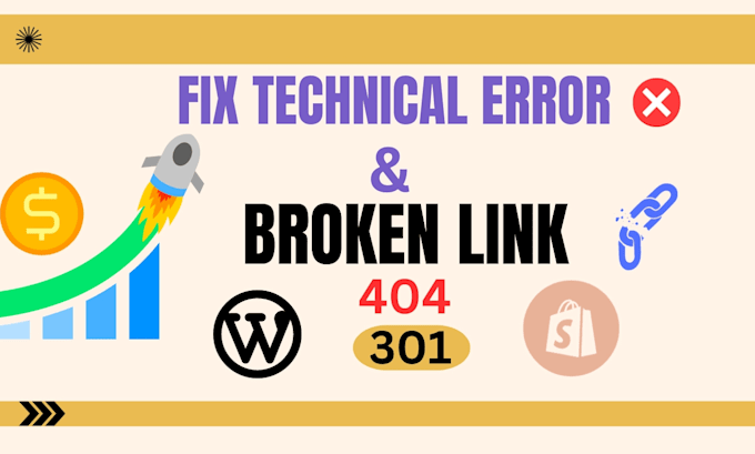 fix technical and onpage SEO, google index, 404 error, xml sitemap, and robots