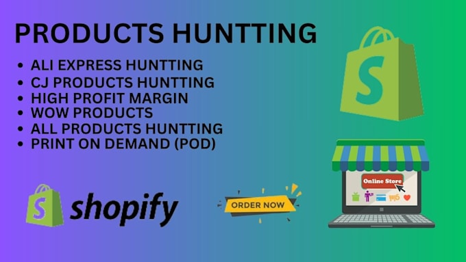 do shopify product hunting, shopify dropshipping winning products