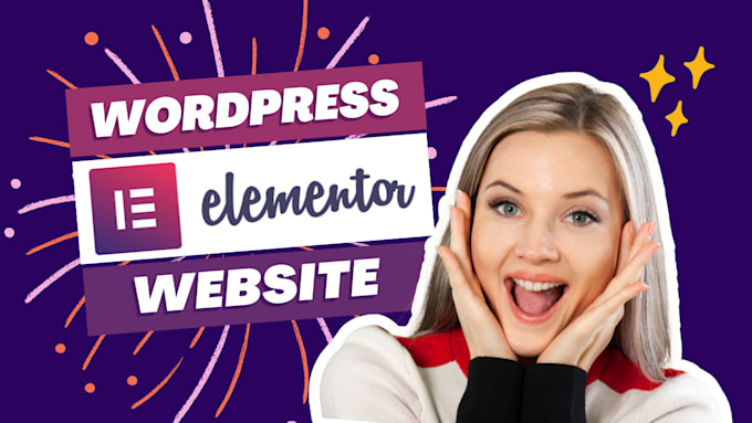 build wordpress website with any elementor theme