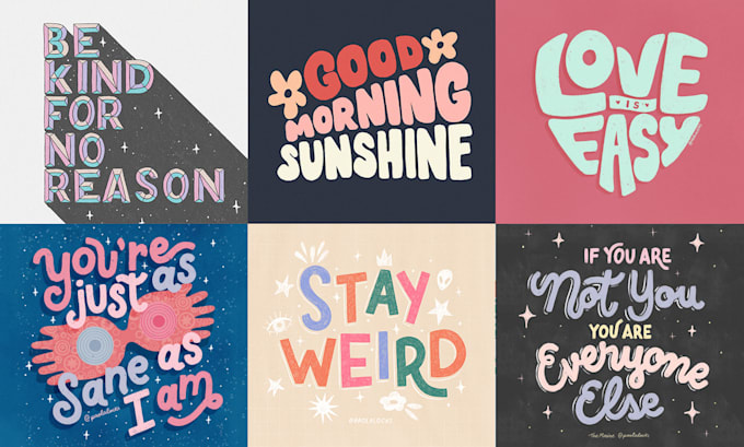 Create a unique hand lettering design for you by Pplocks | Fiverr