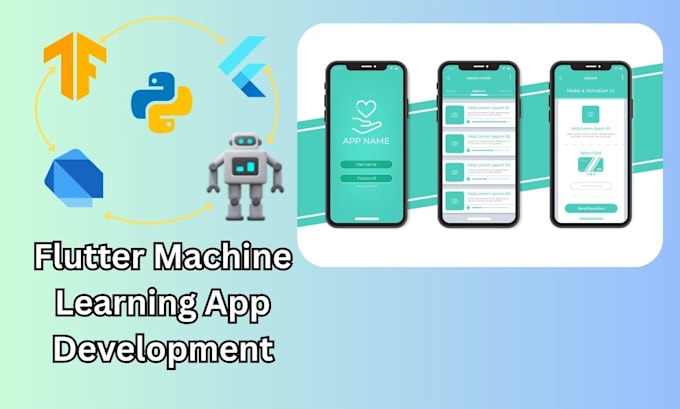 build a machine learning app in flutter for android and ios