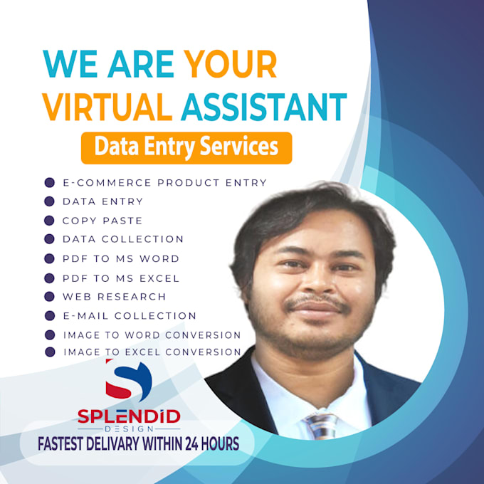 Do data entry jpeg to word copy paste excel data entry pdf to excel