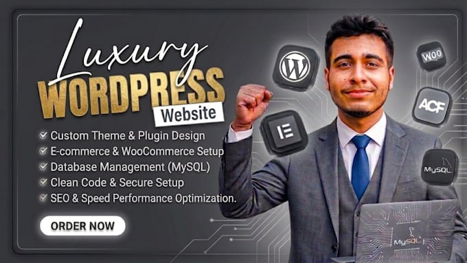 design luxury wordpress website