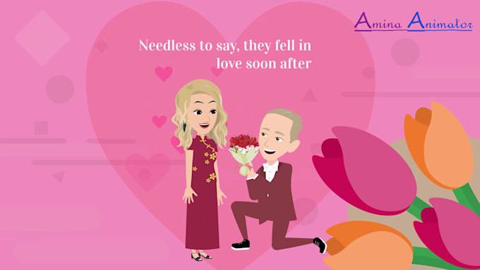 Create amazing animated wedding invitation, love story, and proposal ...