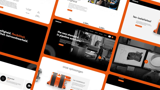 create a showreel for web design agency