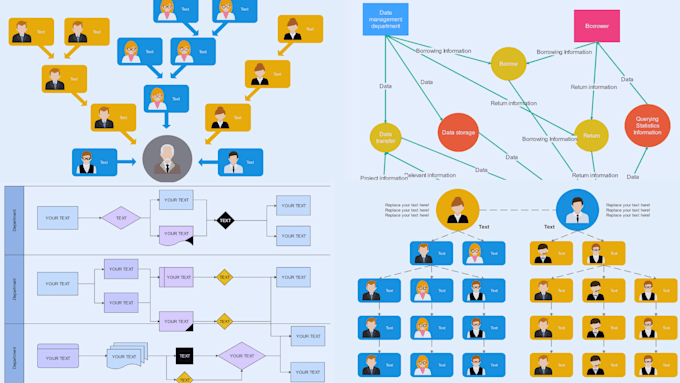 Create all types of flow chart, org chart and infographics by ...