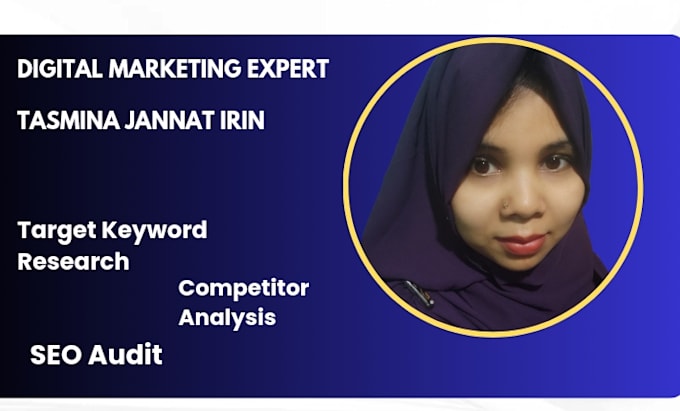 do expert kw research, competitor analysis and web audit