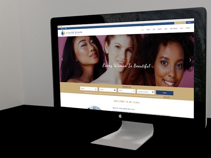 make a custom design wordpress website