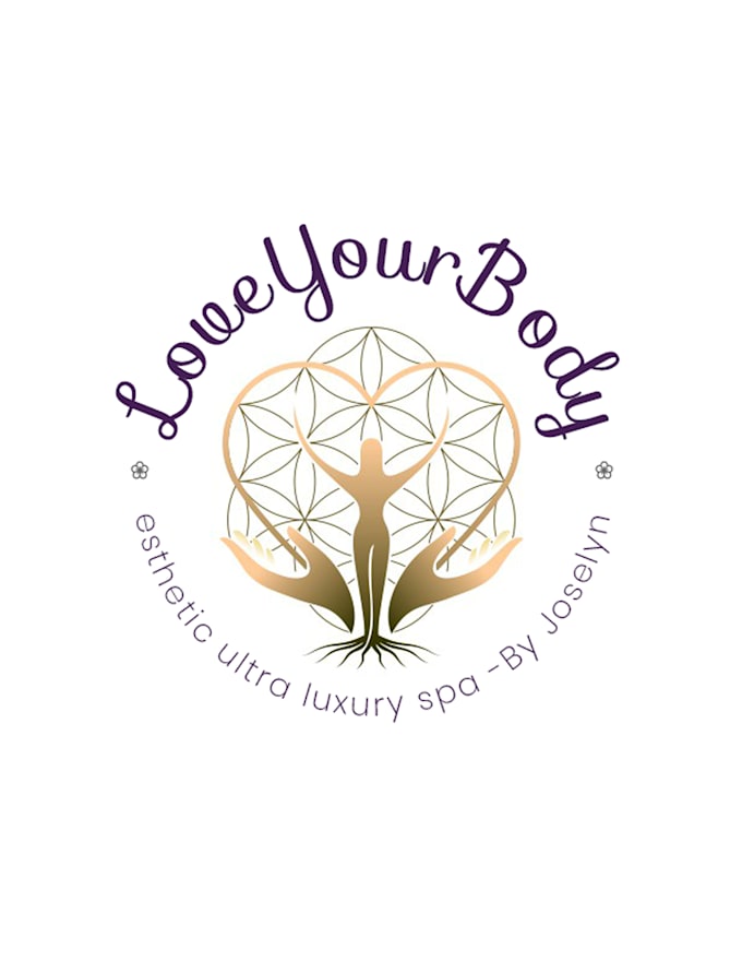 create professional elegant esthetic spa logo design