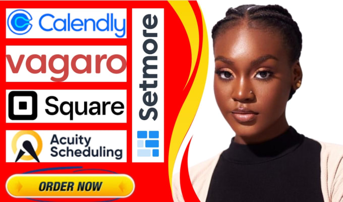 Set up calendly acuity scheduling vagaro setmore square online