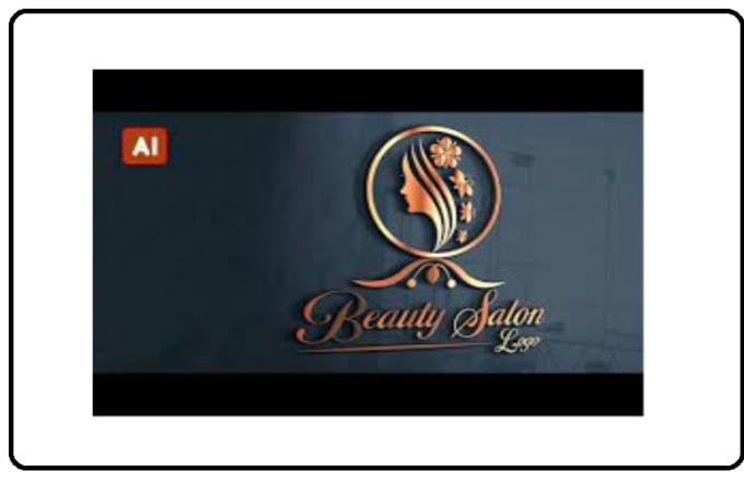 make awesome unique boutique hair  beauty salon and wigs logo