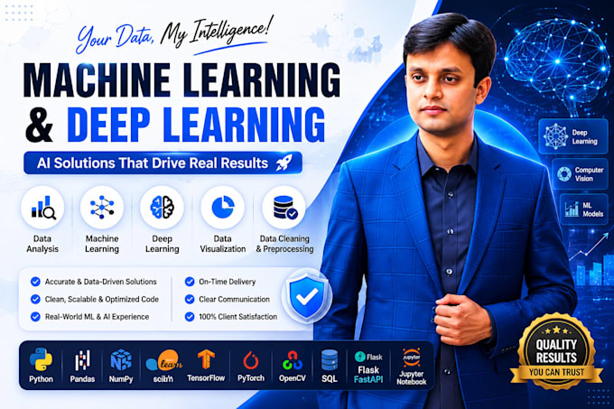 develop you machine learning and deep learning projects and piplines