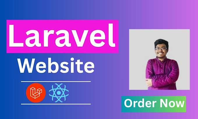 create dynamic website using laravel