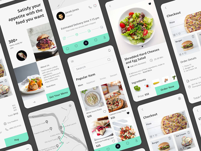 design mobile app UI UX for saas and ai platforms in figma