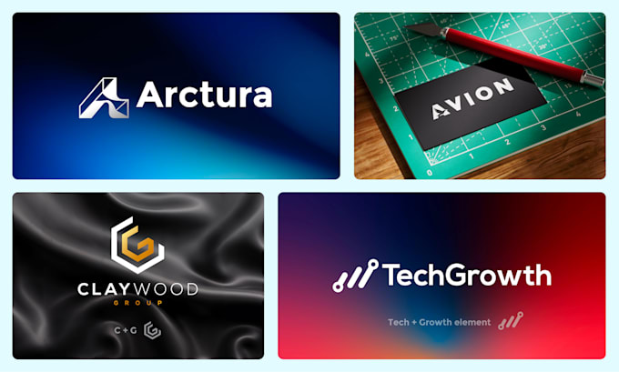 design a modern minimalist logo and luxury brand identity