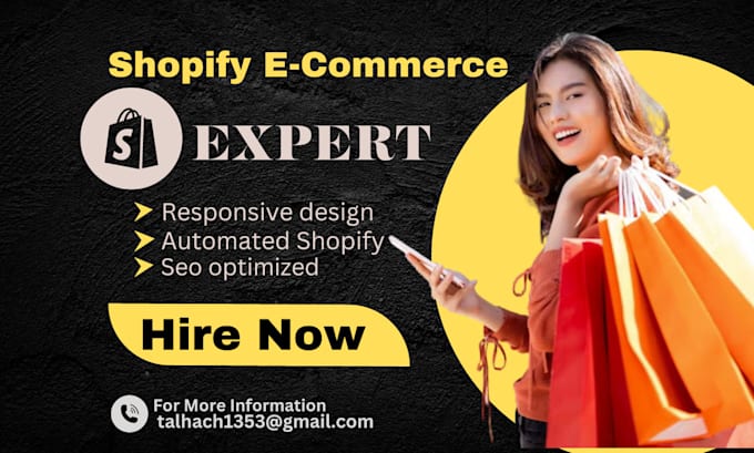 create, launch and manage your shopify ecommerce store