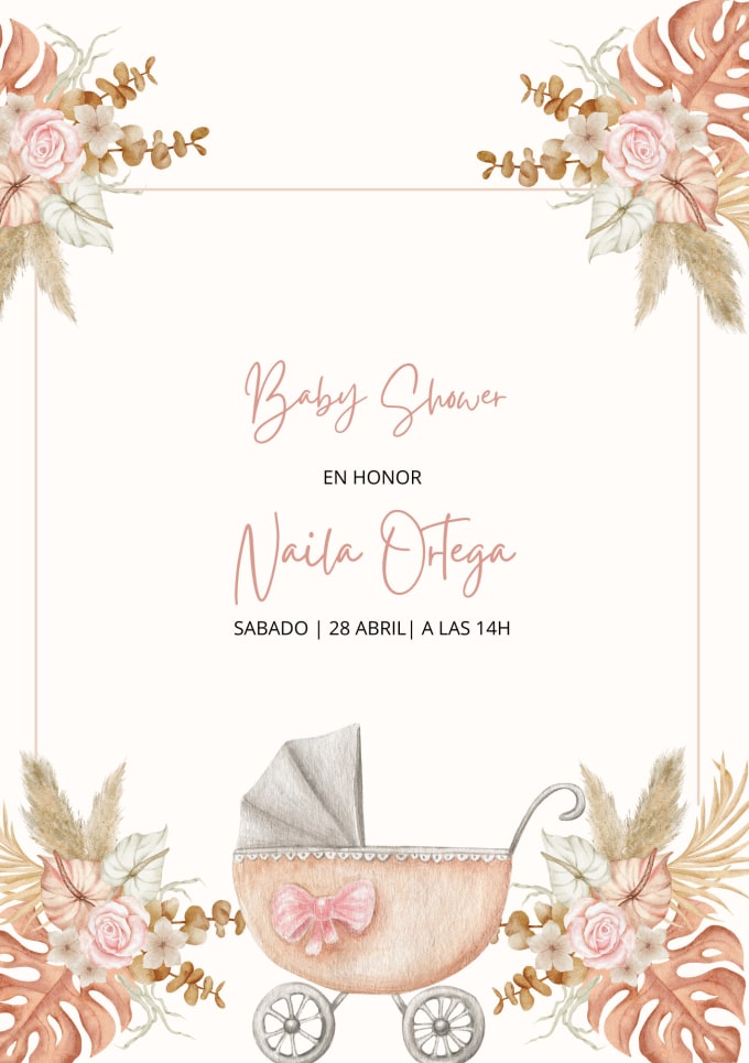 Personalized sales baby invitations