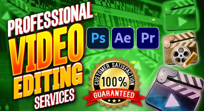 do professional youtube video editing for your channel