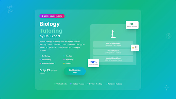 teach biology to you