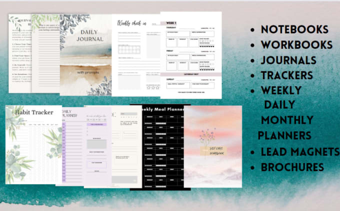 Make your custom canva templates workbooks planners that sell by