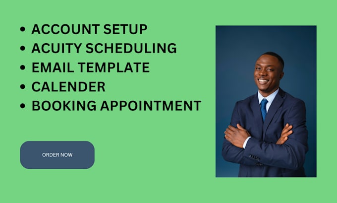 Provide you with acuity scheduling calendly appointments and books by