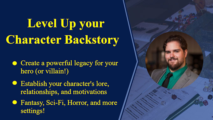 write your characters epic backstory for your rpg