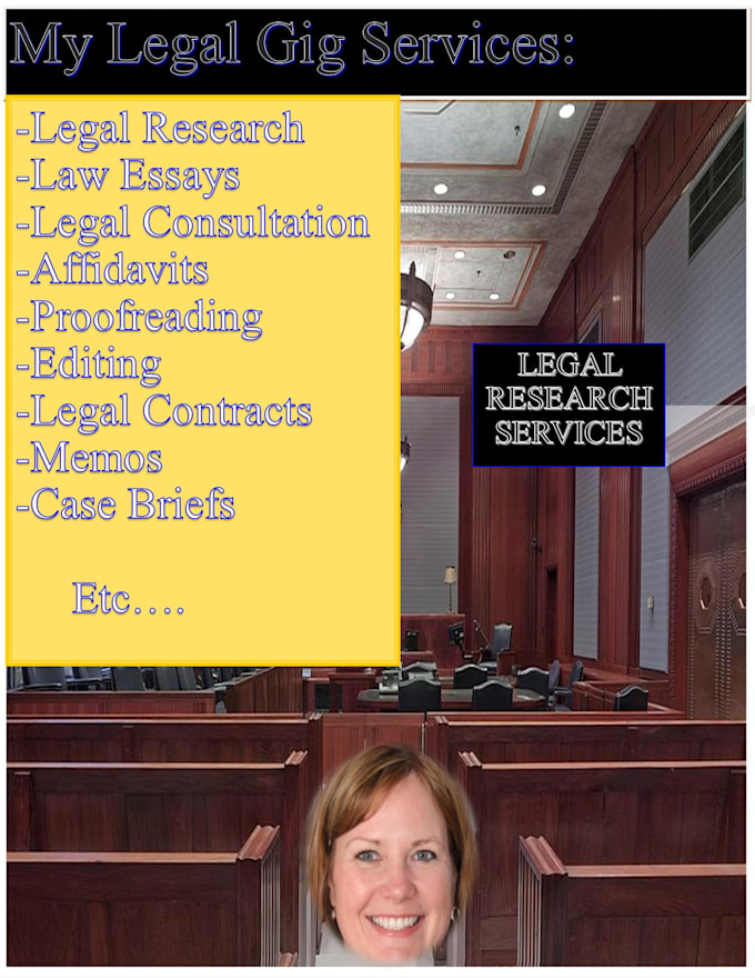 Do legal research, legal consulting, case briefs, law essays by Joy
