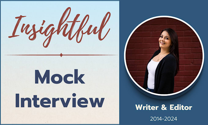 conduct a tailored mock interview