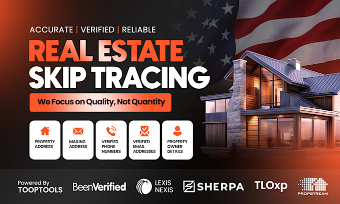 do real estate skip tracing with paid tools