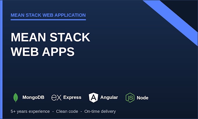 develop a mean stack web application with angular node and mongodb