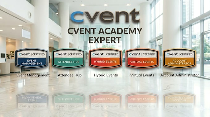 design, set up, and manage cvent registration, event app, and attendee hub