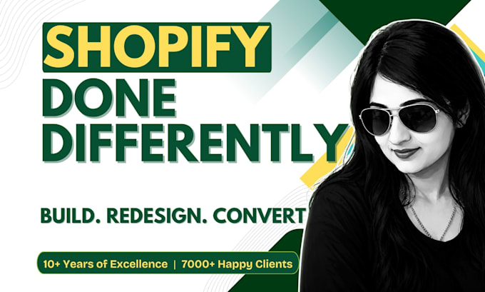do shopify website design, shopify redesign, dropshipping store, shopify website
