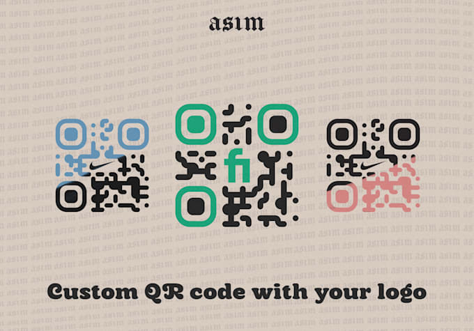 Create custom qr codes with your logo for any link by Asimdll | Fiverr