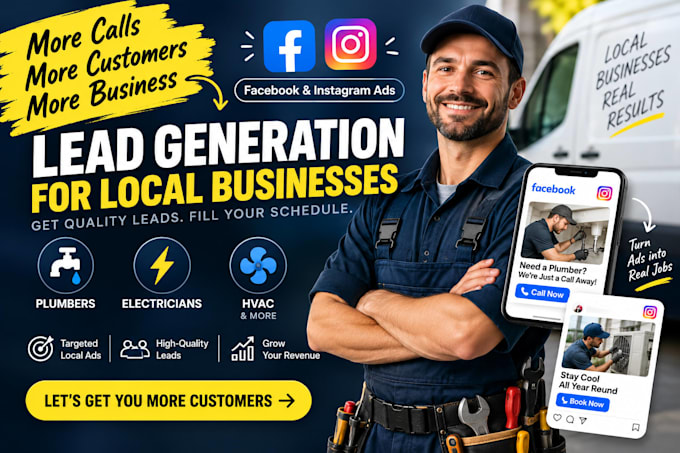 run facebook lead generation ads for local businesses using meta ads manager