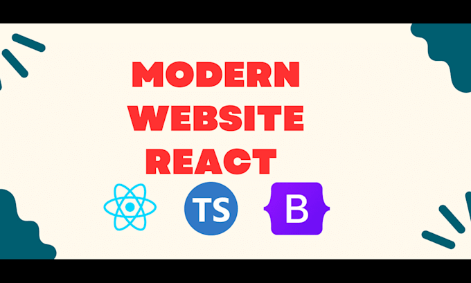 develop a modern mobile responsive react website