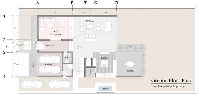 Draw 2d Autocad Drawings And Floor Plans Elevations And Sections By Fearchitecture Fiverr