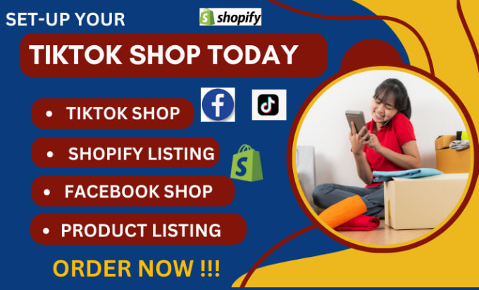 I will tiktok shop facebook ads shopify SEO, shopify dropshipping marketing