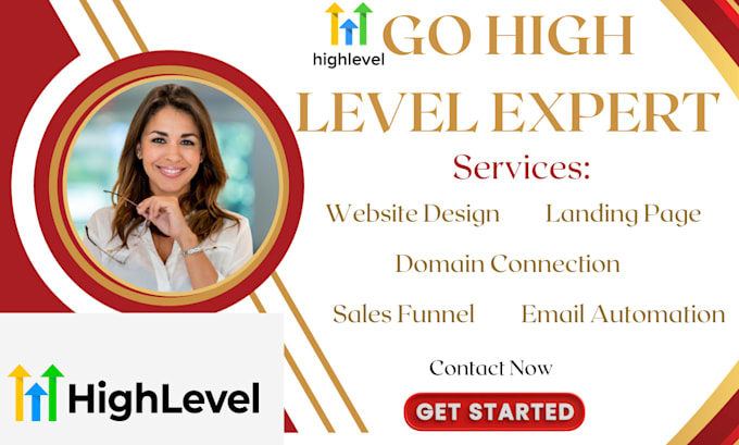be your gohighlevel expert for go high level website and ghl sales funnel
