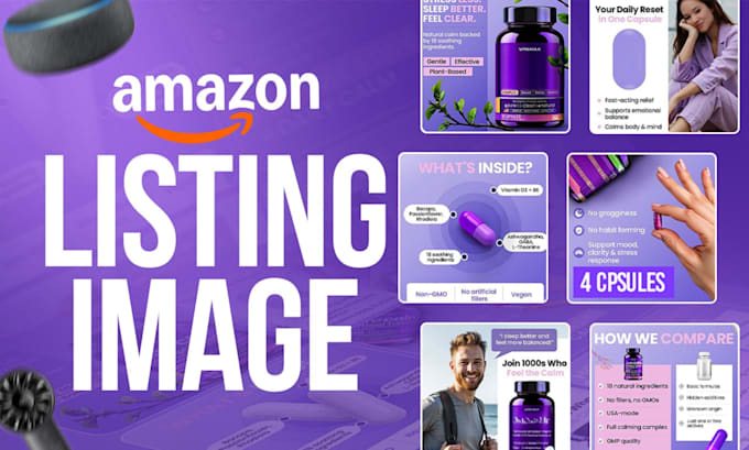 Do amazon listing images design, amazon infographic, product listing ...