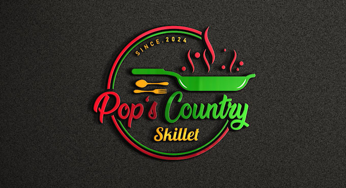design restaurant, catering, bakery, vegan, BBQ logo