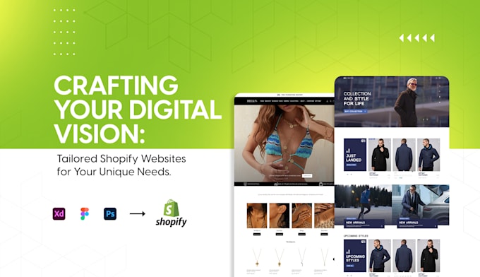 design and develop a high converting custom shopify store